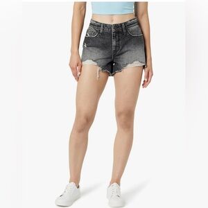 The Drop Women's Arin Distressed Denim Short Size 31